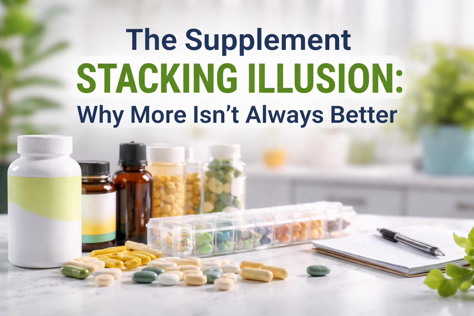 The Supplement Stacking Illusion: When “More” Quietly Works Against You
